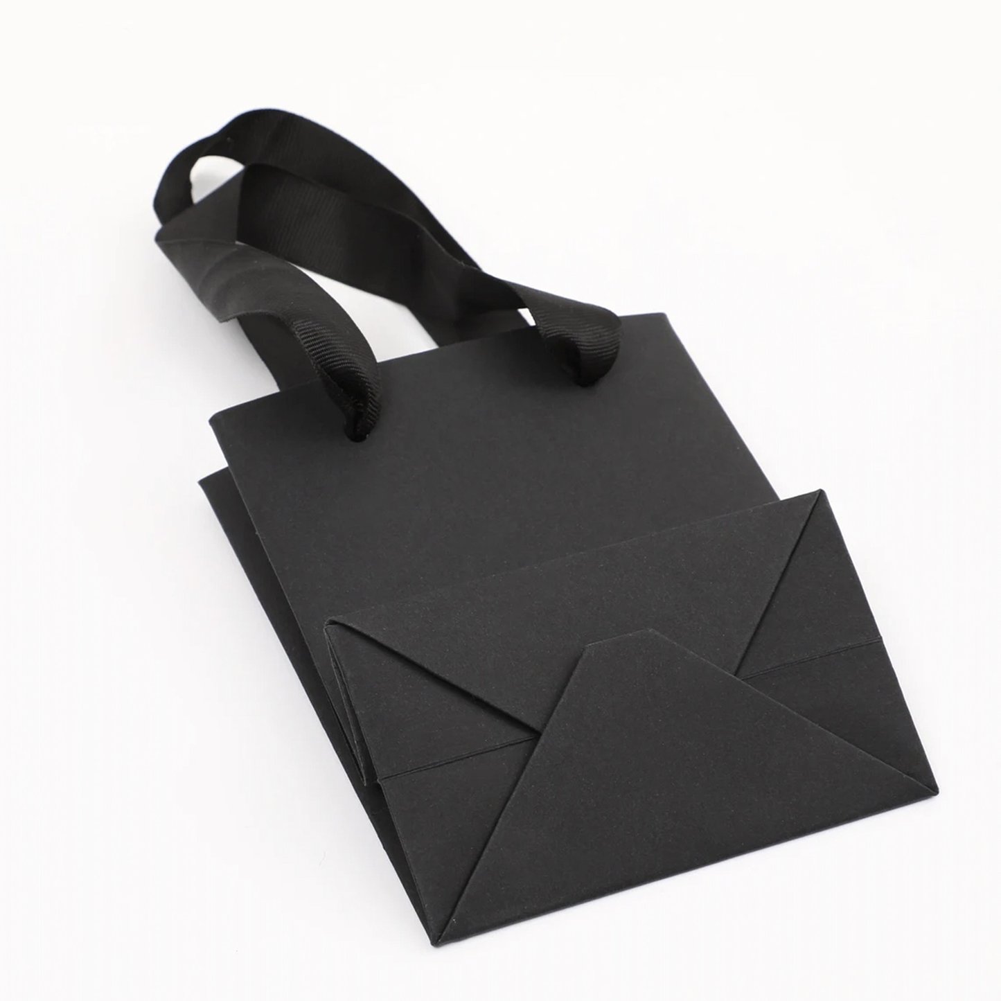 Matt Black Pendant Packaging Paper Bag