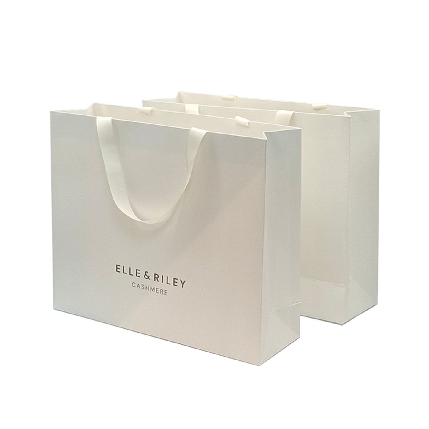 Custom Hot Stamping Paper Bag For Sweater Packaging