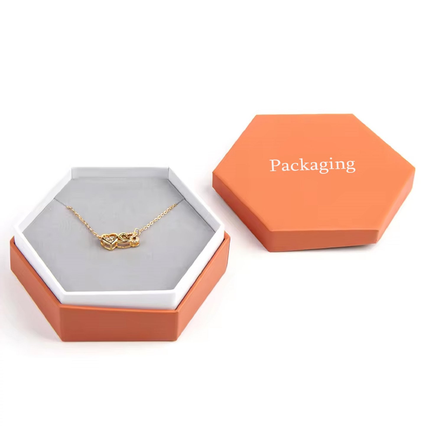 Hexagonal Shape Gift Box With Lids Creative Fresh Style Present Case Packing Box