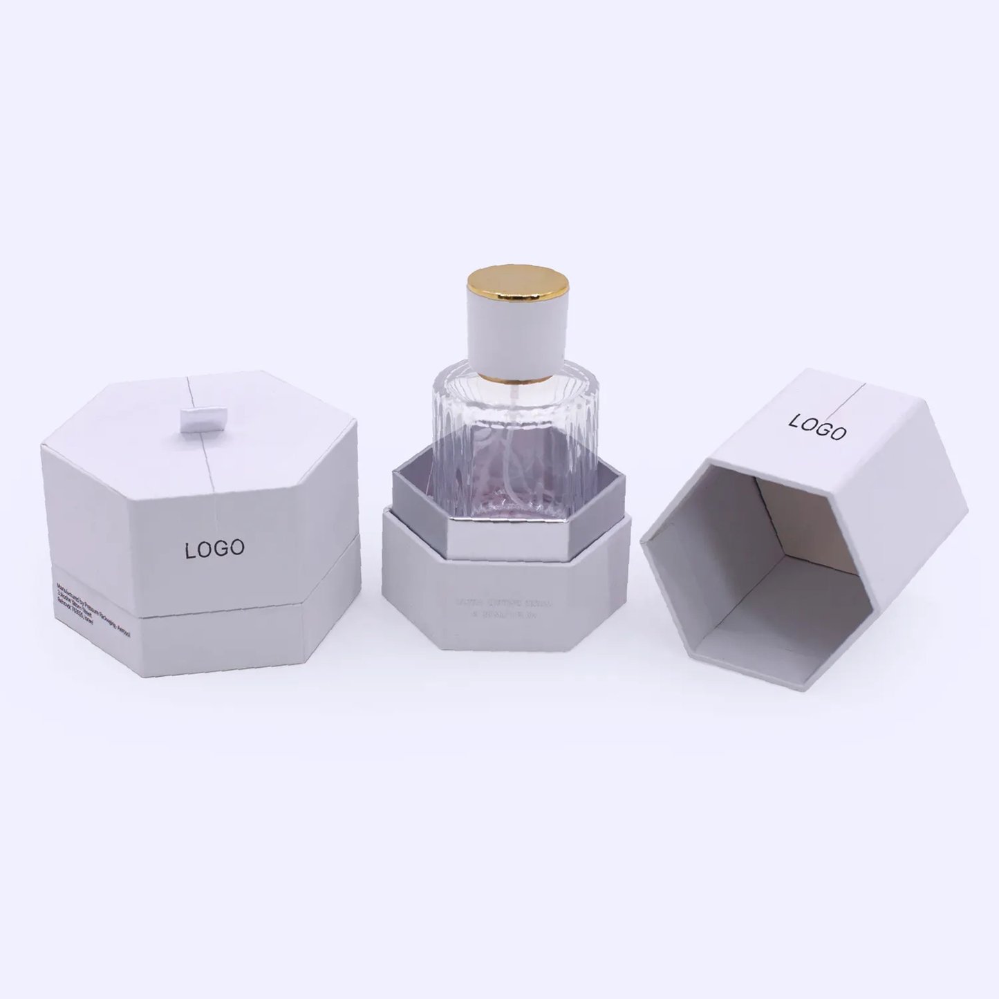 Producing Box For Perfume Bottle Lid And Base Paper Packaging