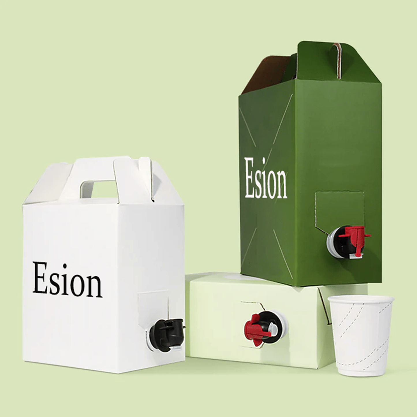 Custom 96 oz Disposable Paper Box Dispensers Insulated Coffee Carrier Packaging