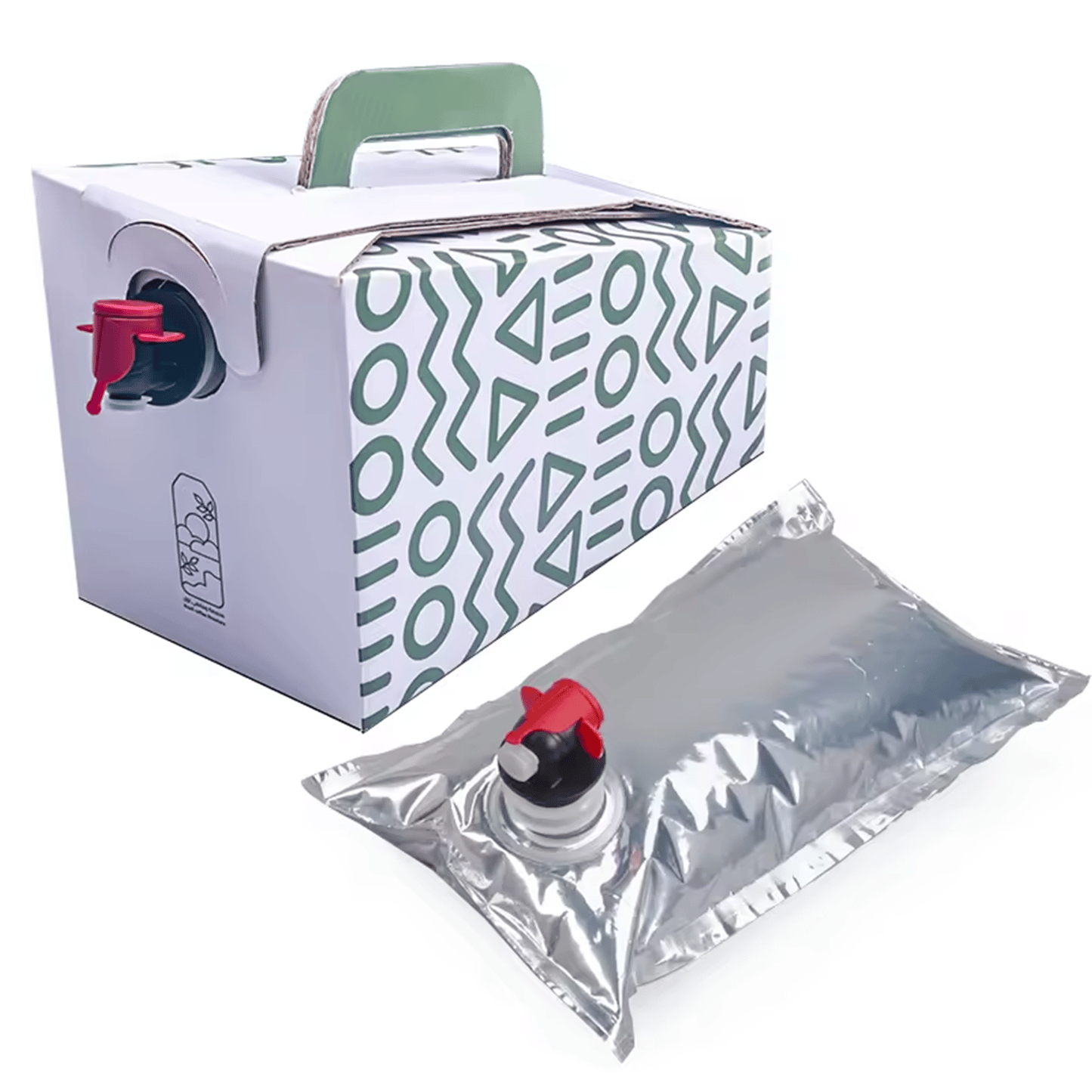Custom Printed Disposable Coffee Dispenser Boxes With Handle