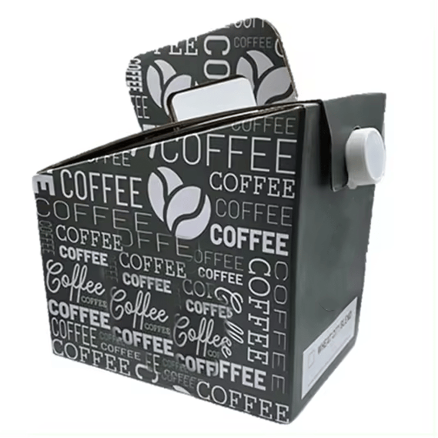 96oz Portable Paper Box of Disposable Coffee Container for Insulated Hot Cold Drinks To Go