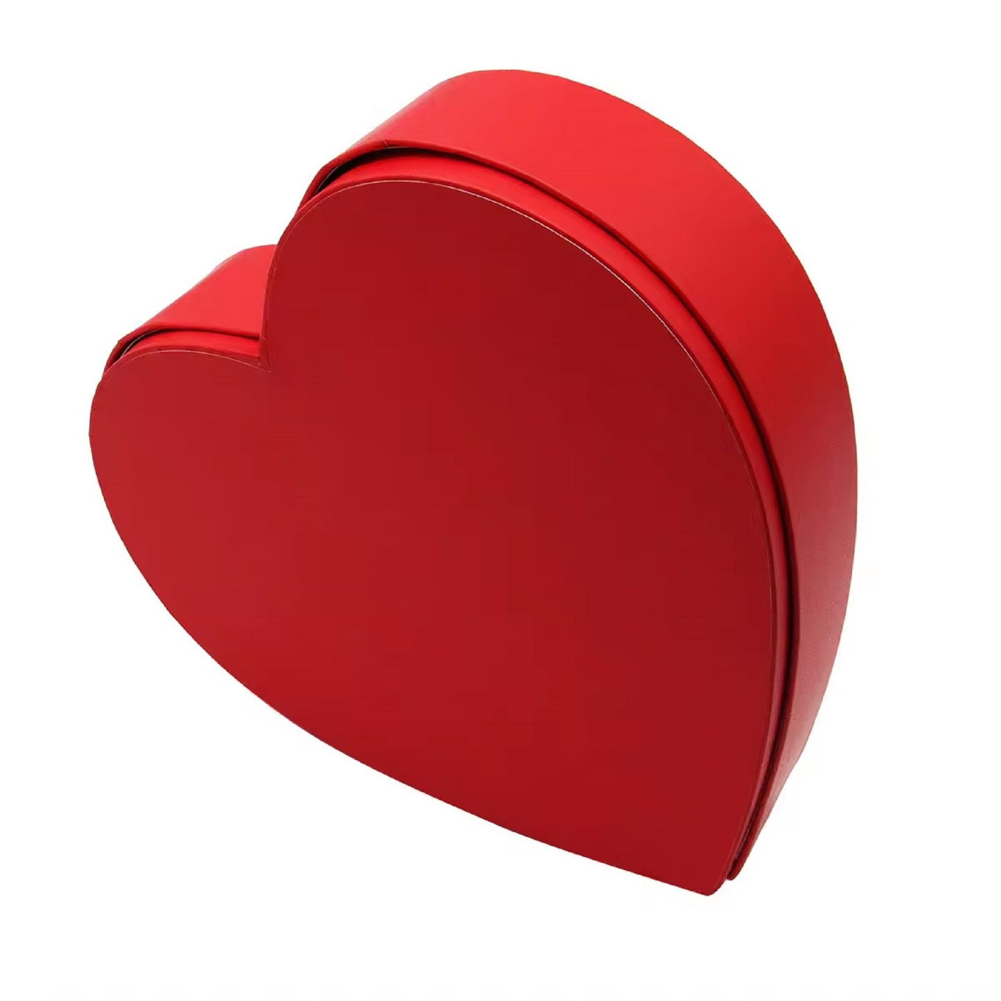 Paper Cardboard Box Red Empty Heart Shaped Gift Boxes For Macaron Cookies