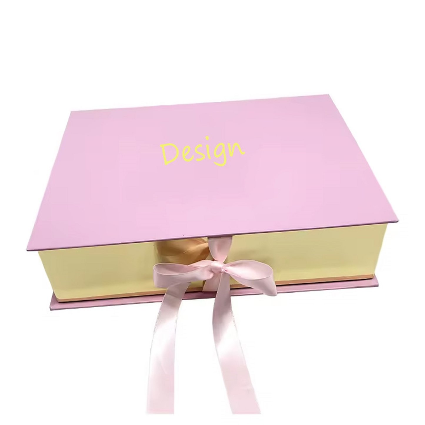Pink Hair Bundles Packaging Box With Satin Hair Gift Storage Boxes With Special Paper