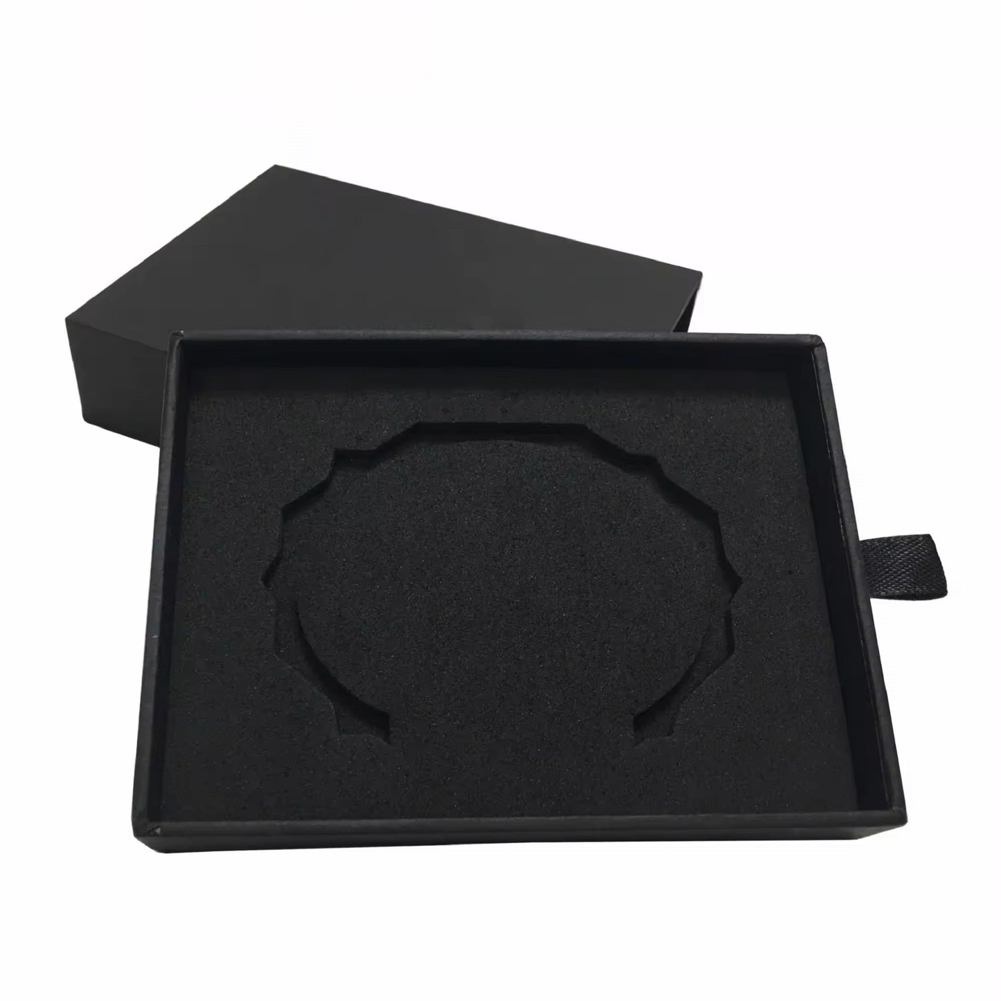 Recyclable Hard Rigid Boxes Jewelry Storage Drawer Box With Foam Sliding Gift Paper Style