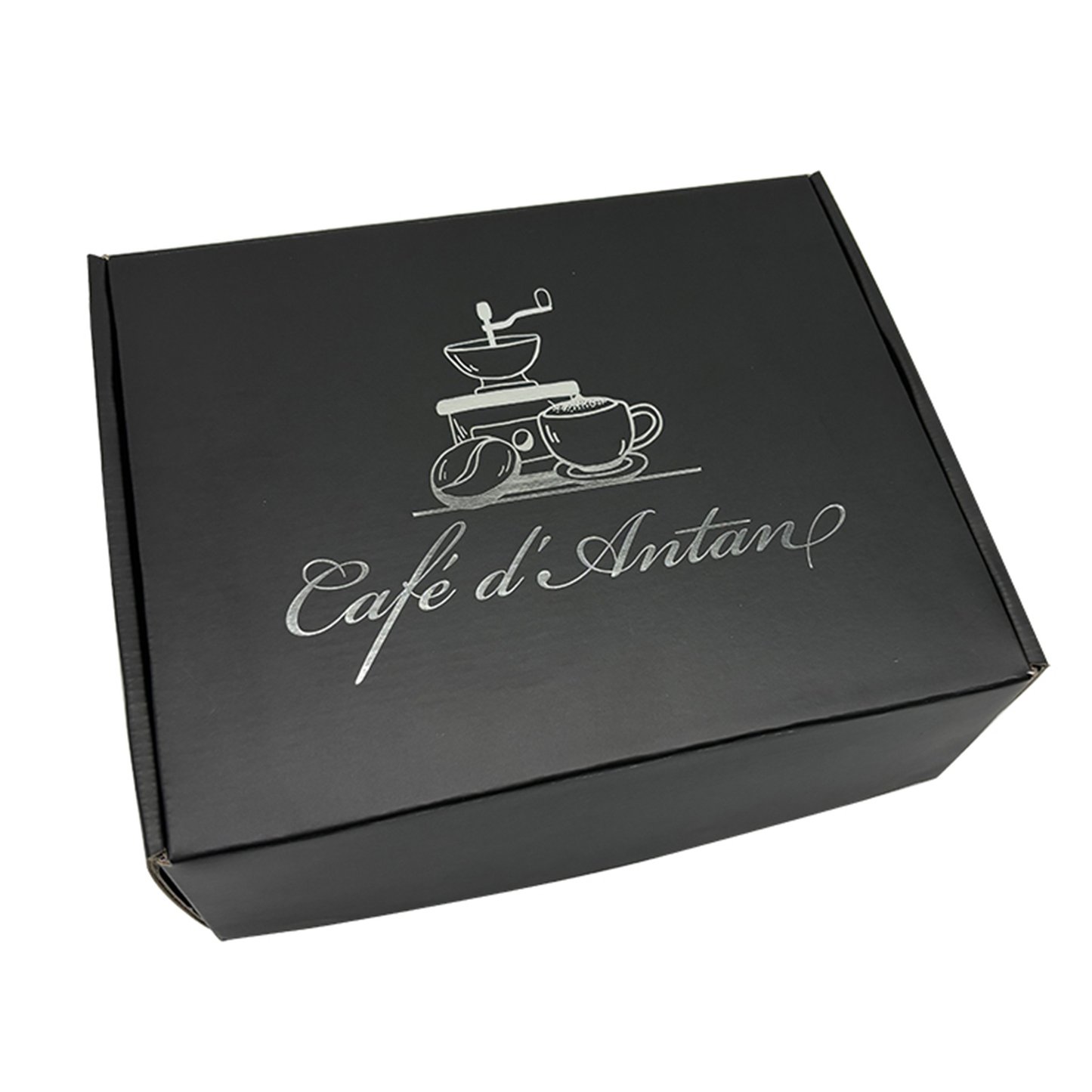 Personal Hand Grinder Coffee Machine Paper Gift Box Set Vintage With Insert