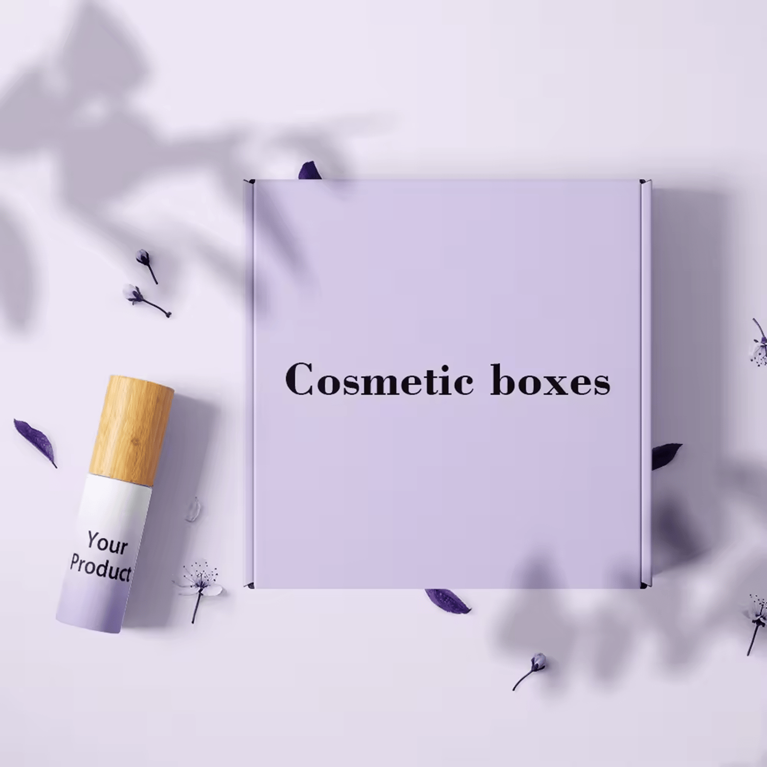 Customizable Paper Packaging With Insert For Beauty Product Boxes