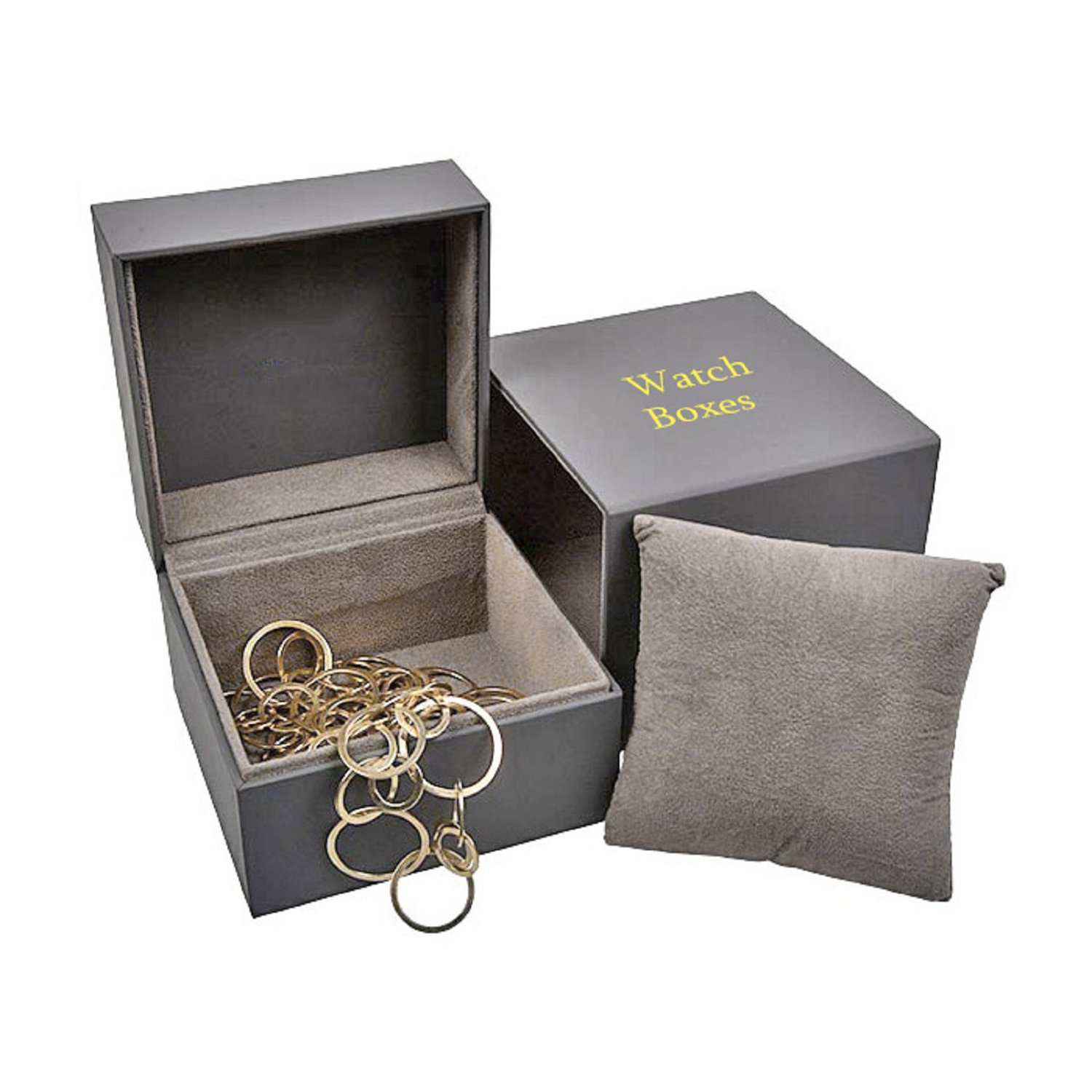 Grey Eco-Friendly Designed Drawer Box Sliding Packaging Embossing Matt Lamination Boxes