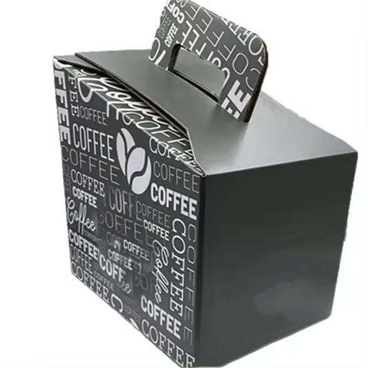 96oz Portable Paper Box of Disposable Coffee Container for Insulated Hot Cold Drinks To Go