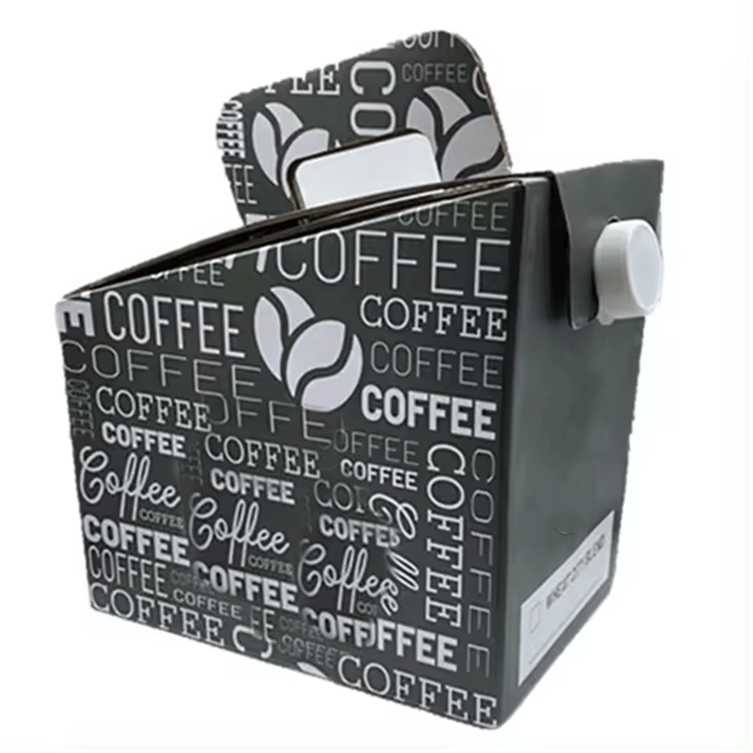 96oz Portable Paper Box of Disposable Coffee Container for Insulated Hot Cold Drinks To Go