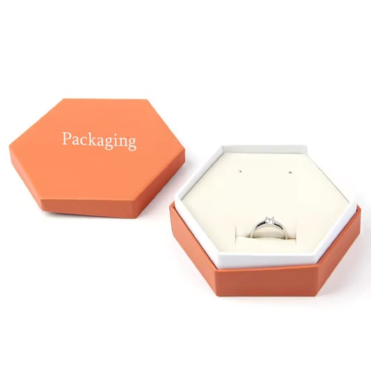 Hexagonal Shape Gift Box With Lids Creative Fresh Style Present Case Packing Box