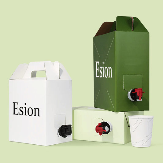 Custom 96 oz Disposable Paper Box Dispensers Insulated Coffee Carrier Packaging