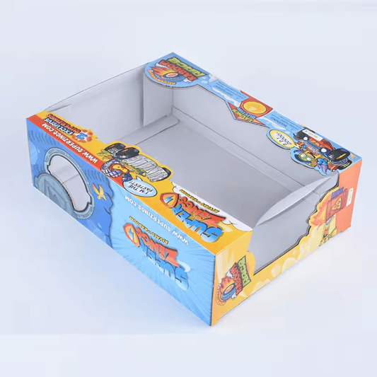 Personalized Custom Toy Paper Packaging Box With Pvc Window