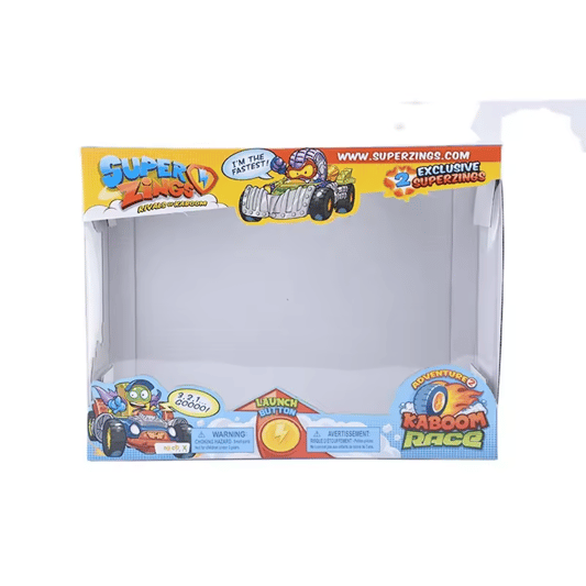 Personalized Custom Toy Paper Packaging Box With Pvc Window