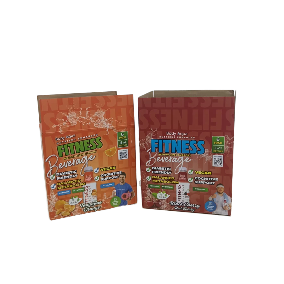 Customized logo Cardboard Beverage Beer Juice Soda Canned Beverage Packaging Transport Box
