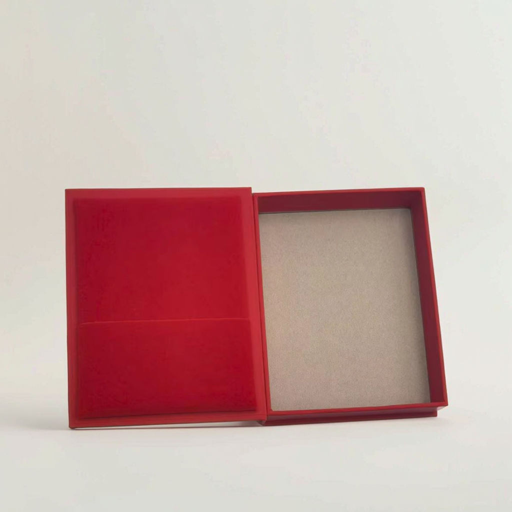 Book-Style Magnetic Box with Velvet Lining