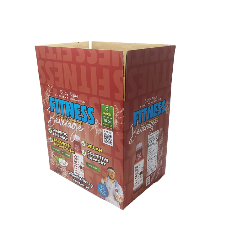 Customized logo Cardboard Beverage Beer Juice Soda Canned Beverage Packaging Transport Box