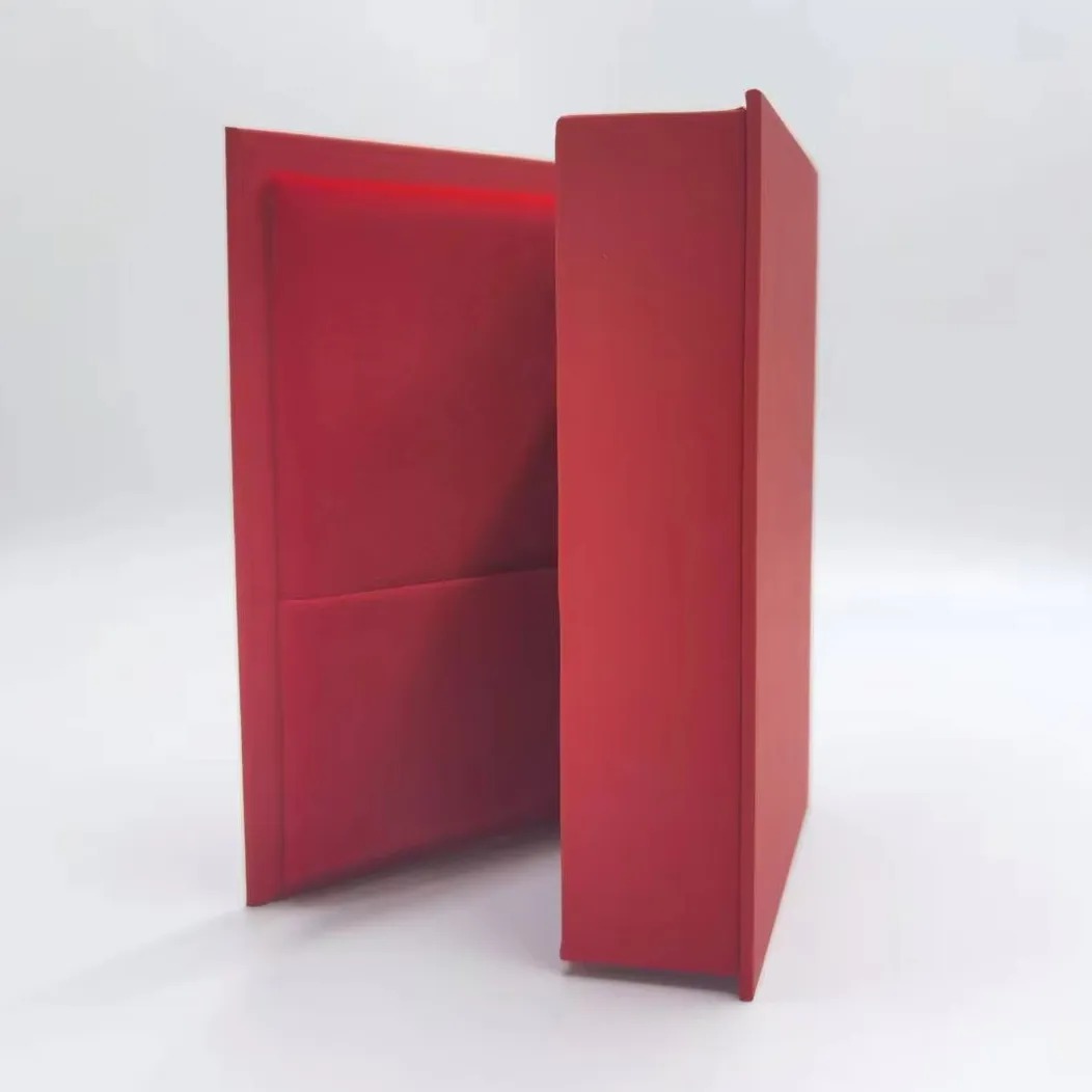Book-Style Magnetic Box with Velvet Lining