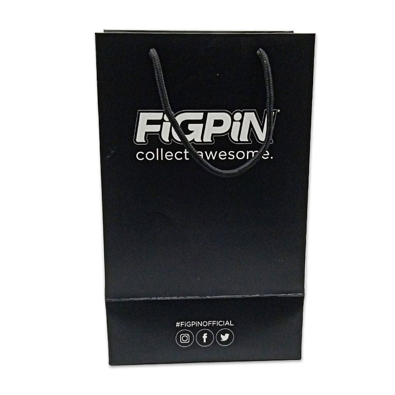 Custom logo Luxury Black Glossy Clothing and Shoes Shipping Paper Gift Bag Shopping Paper Bag