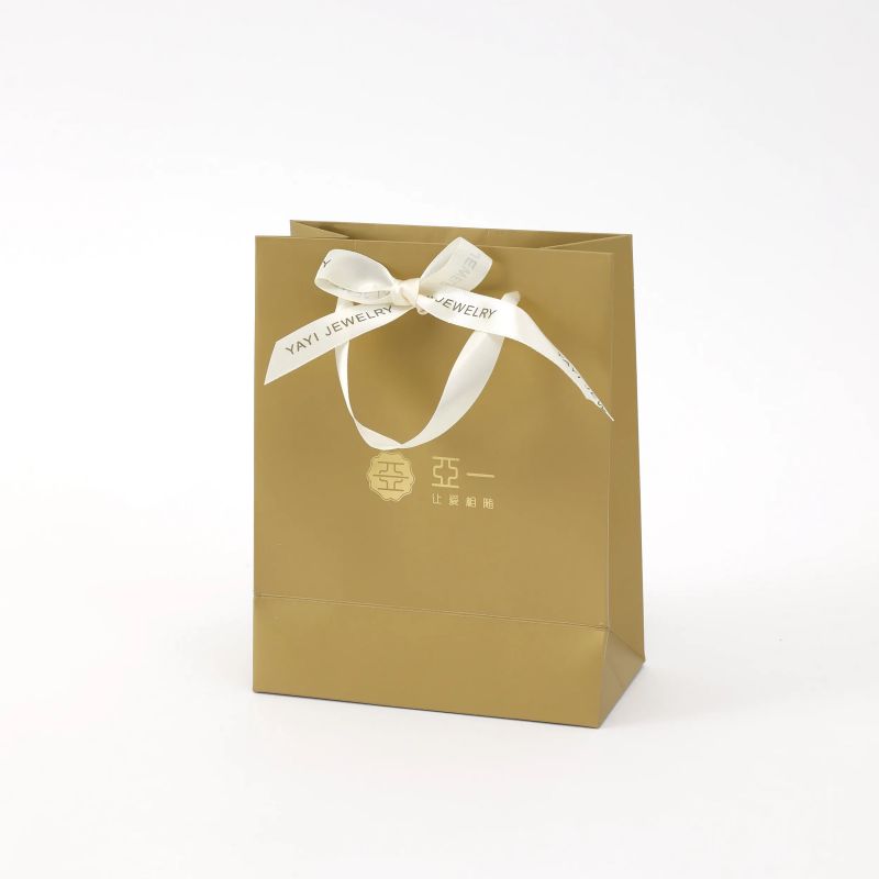High Quality Diamond Ring Paper Packaging With Ribbon