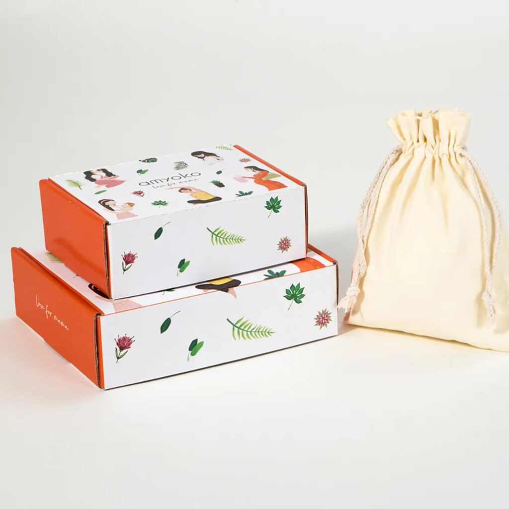Logo Printed Baby Clothing Subscription Box