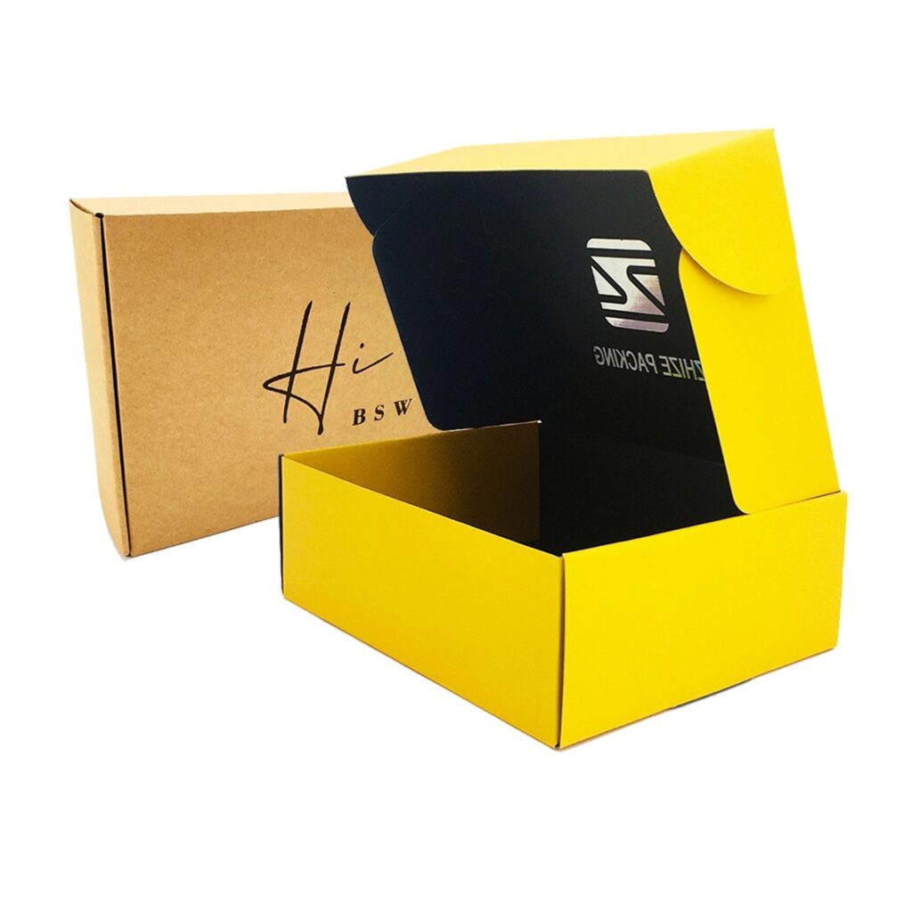 Customized Currugated Shoes Boxes Print Color With Handle