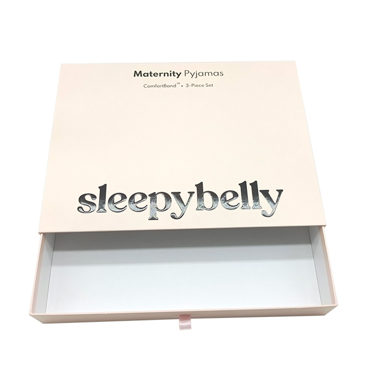 Custom embossed logo on box packaging sliding cardboard drawer gift boxes