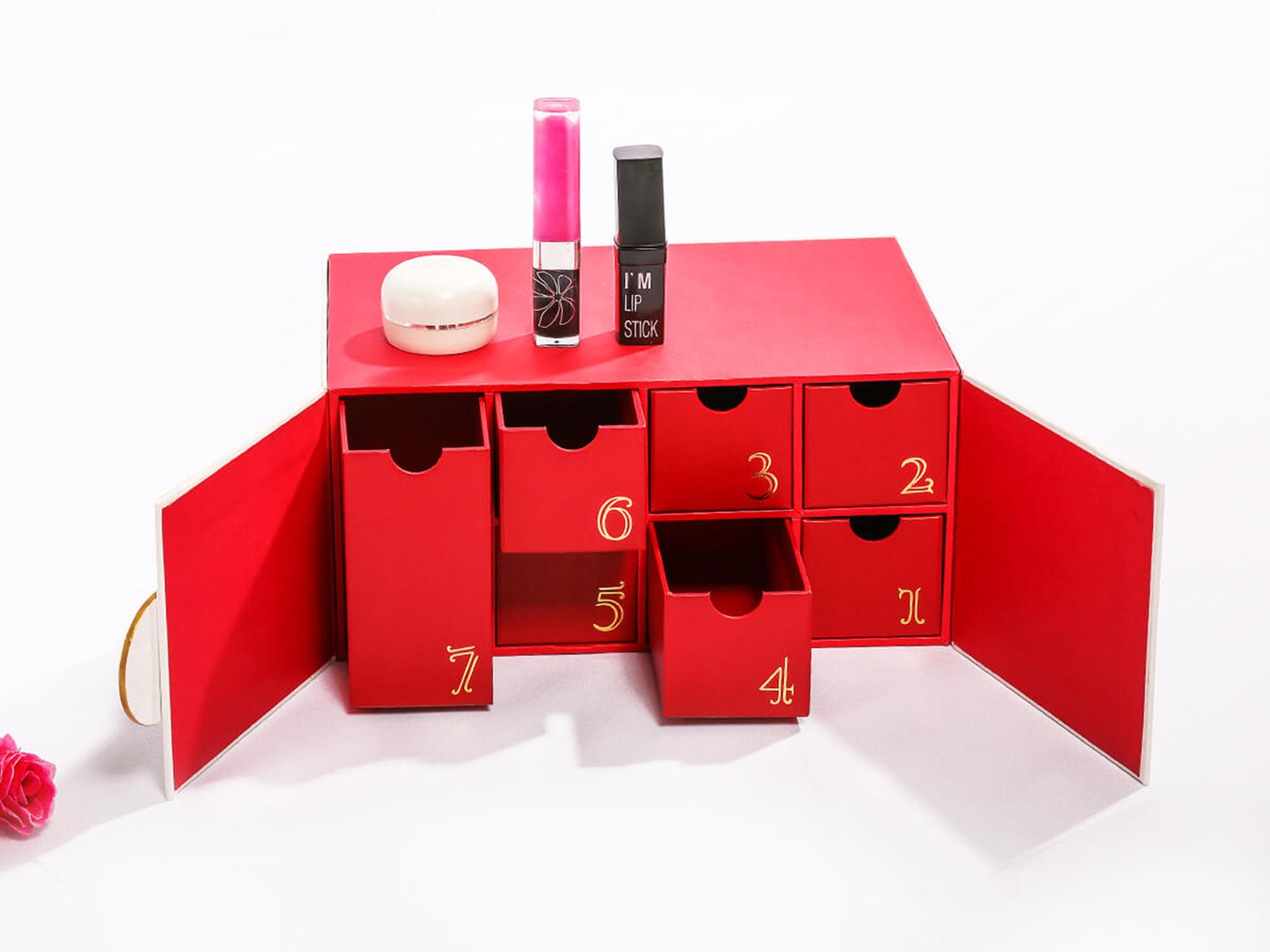 Cardboard Printed Beauty Product Packaging Box With Glossy Lamination