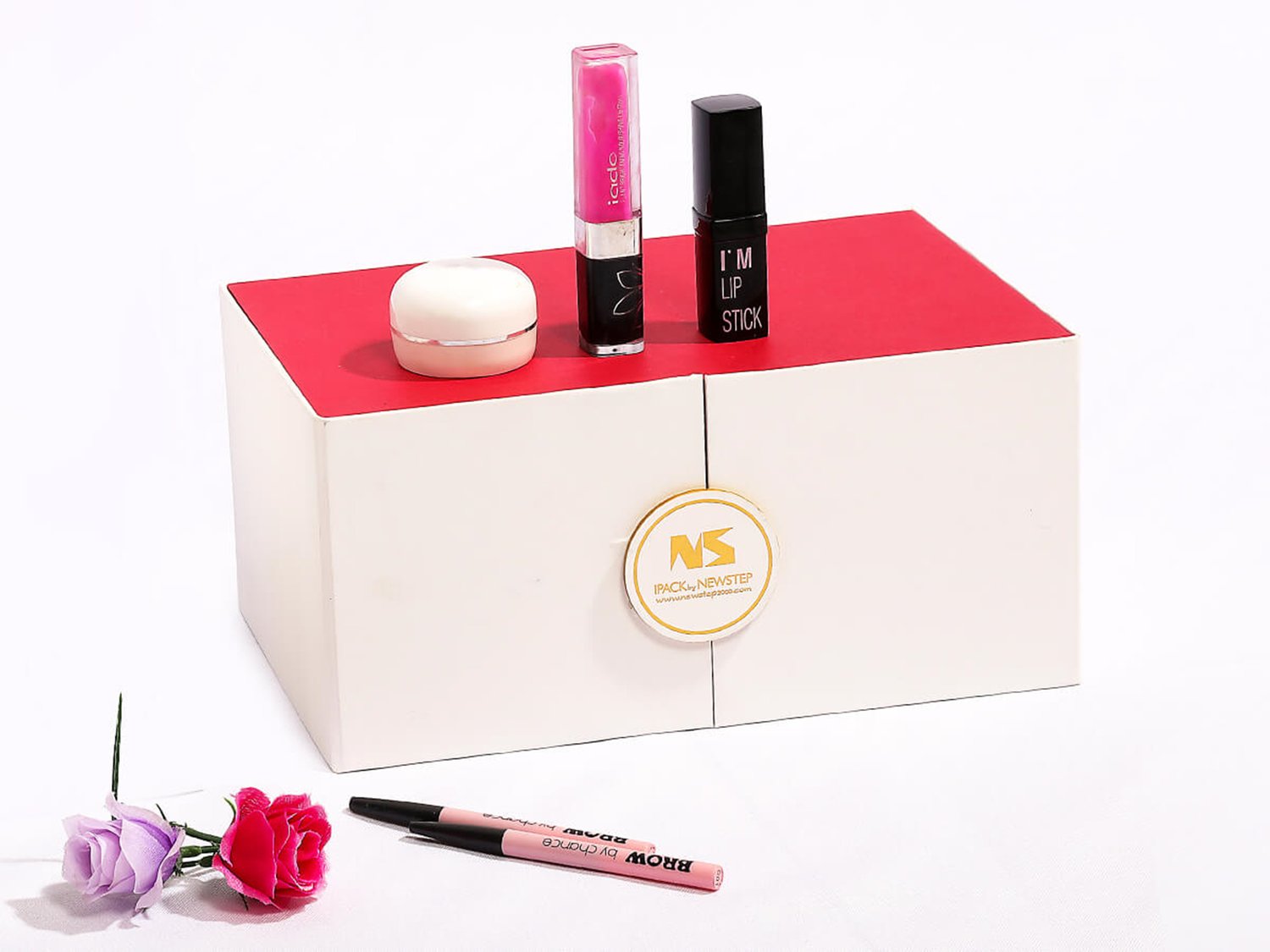 Cardboard Printed Beauty Product Packaging Box With Glossy Lamination