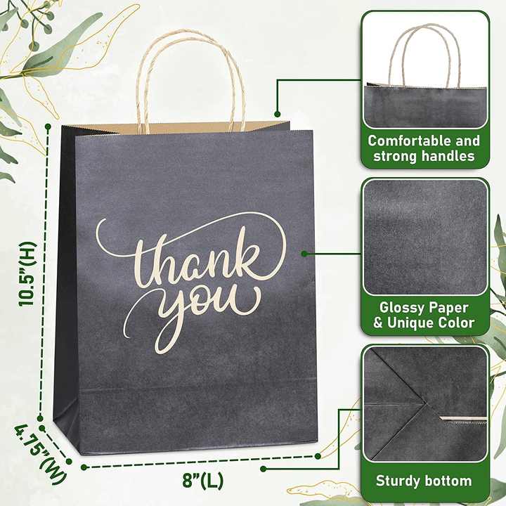 Custom Clothing Retail Party Wedding Packaging Bags White Gift Bags Clothing Shopping Packaging