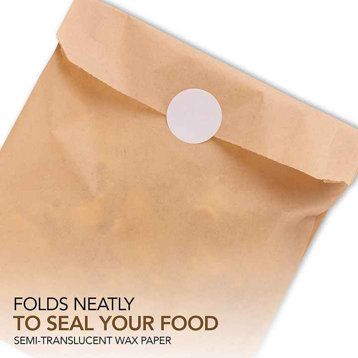 Biodegradable Chips Biscuits Dessert Greaseproof Paper Unbleached Natural Food Grade Low Price Paper Shipping Bag
