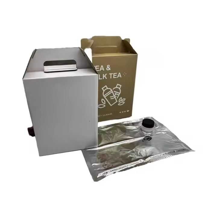32oz 64oz 96oz 128oz Pressure resistant light resistant black screw cap red wine aluminized butterfly valve coffee box bag
