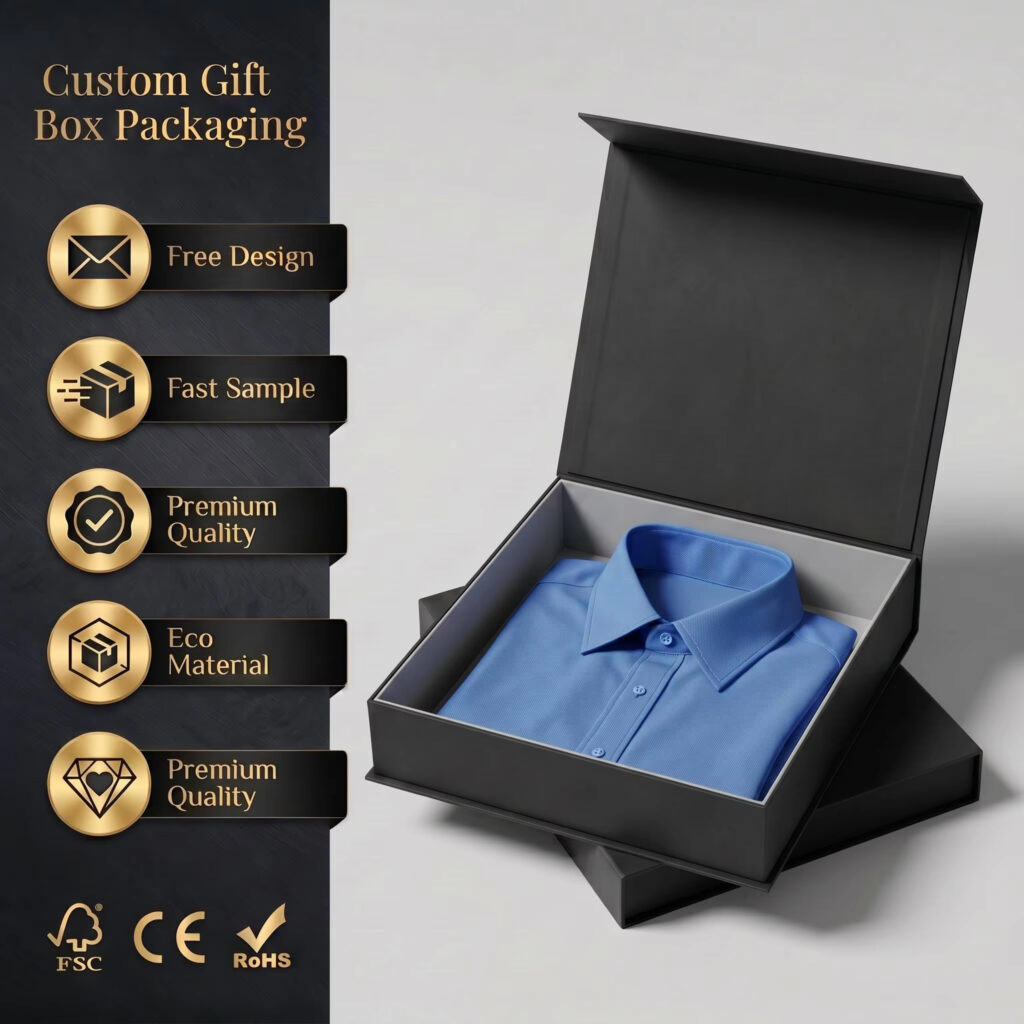 Customized luxury magnetic gift box