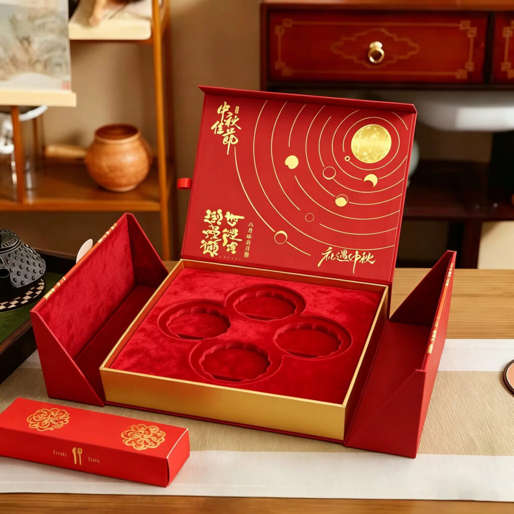 Magnetic snap gift packaging boxes