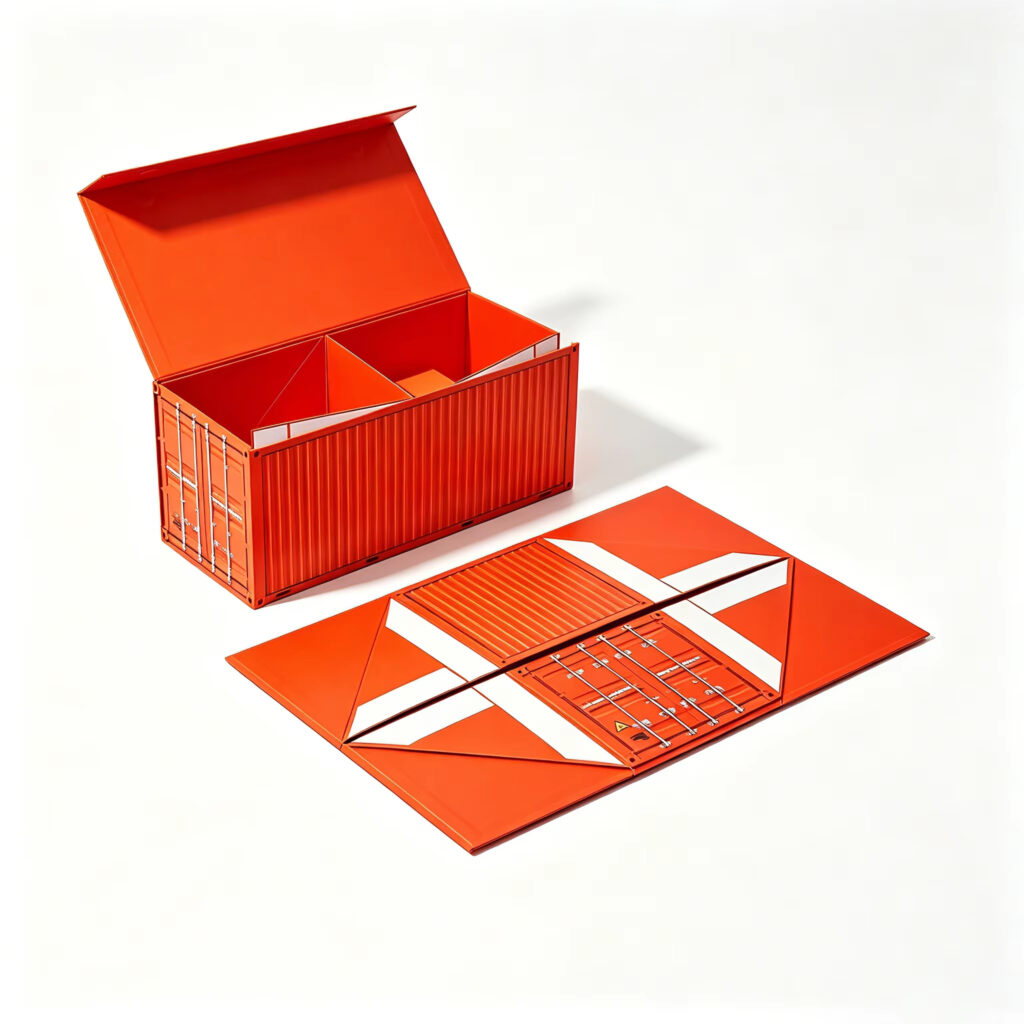 Paper magnetic gift box