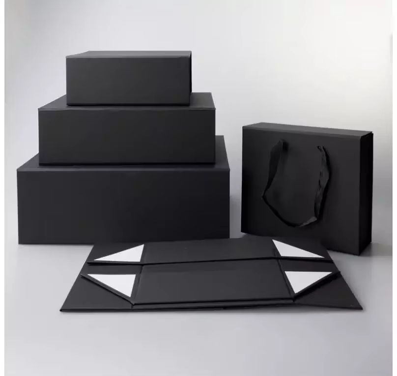 Rigid Cardboard Magnetic Folding Gift Box