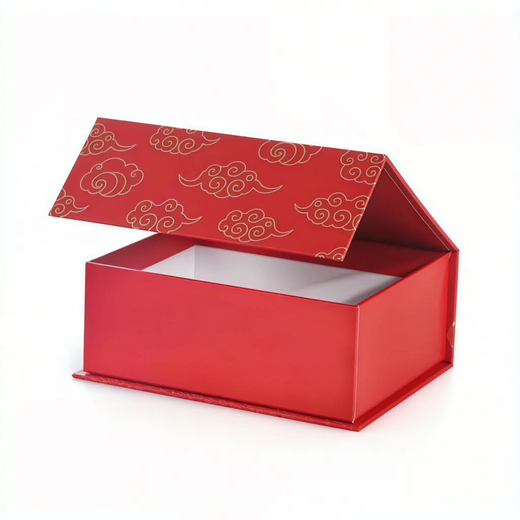 Christmas gift wrapping folding box