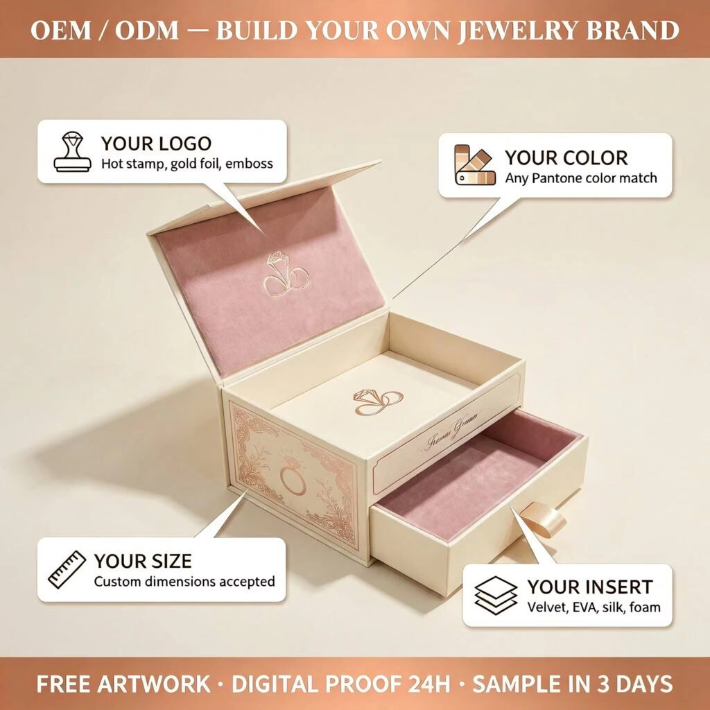 Double-layer drawer-style paper cosmetic packaging box