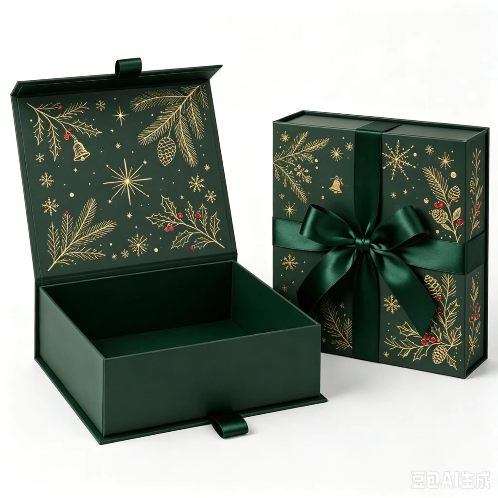 Magnetic sealing Christmas gift box
