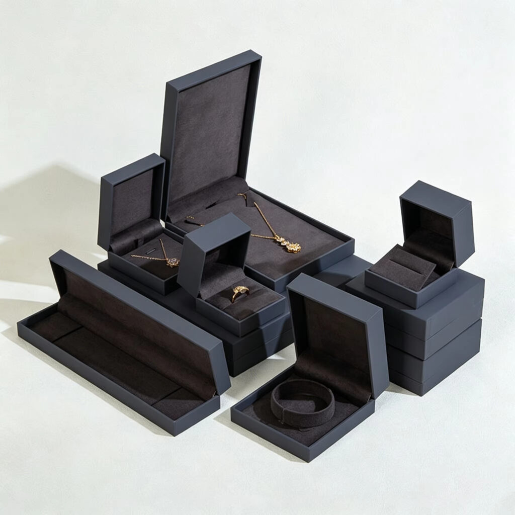 Goose down jewelry box