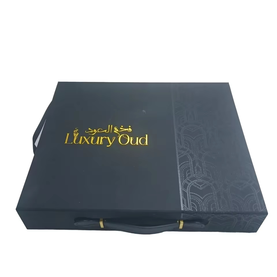 Paper packaging magnetic lid cardboard gift box