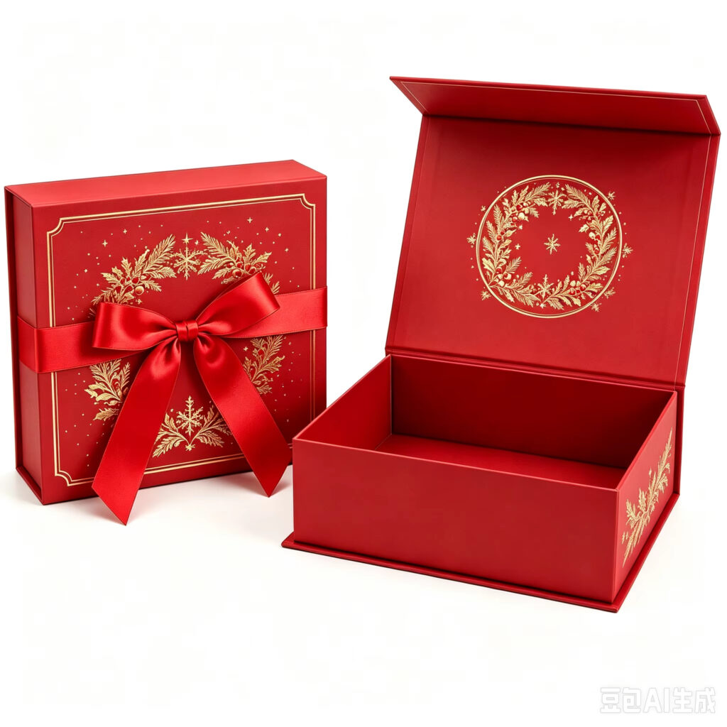 Magnetic sealing Christmas gift box