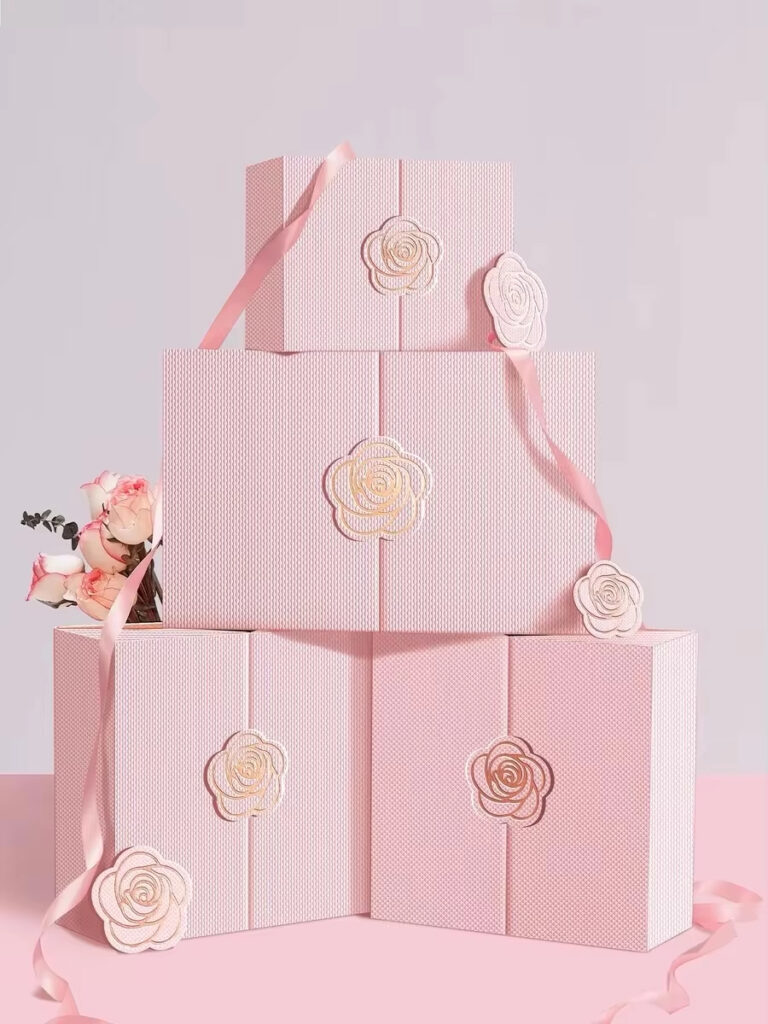 Double-door magnetic book-shaped paper box