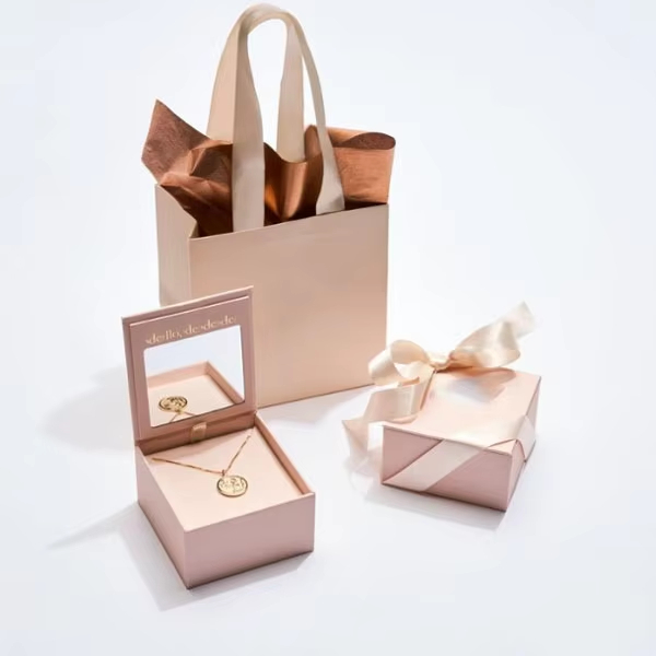 Goose down jewelry box