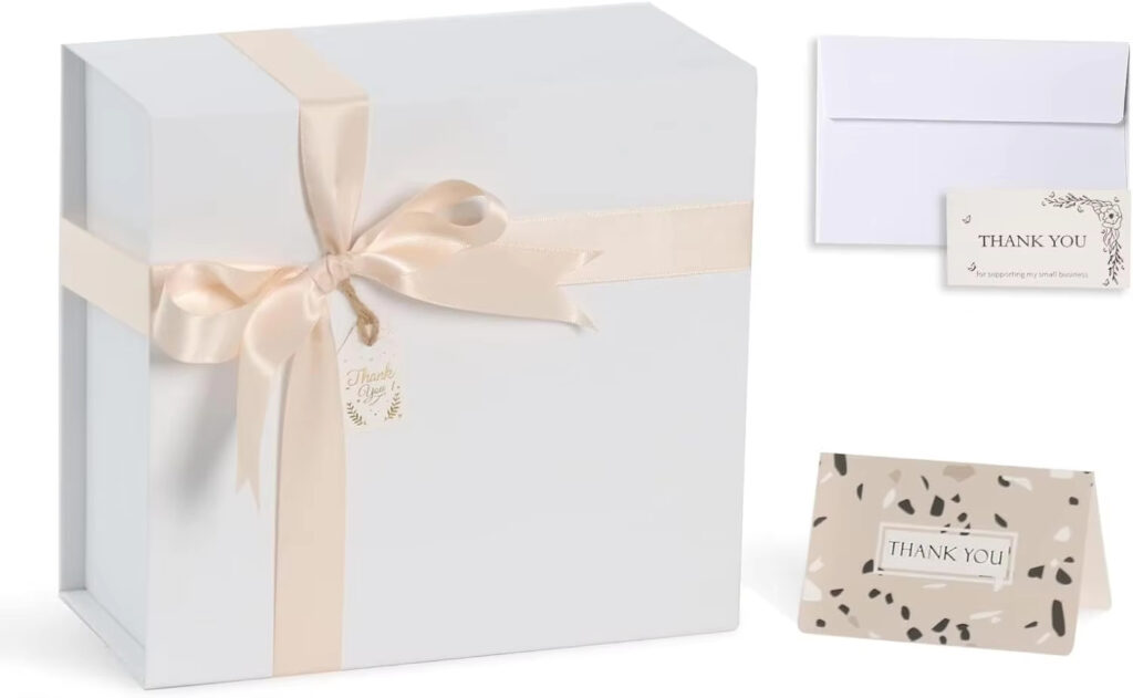 Magnetic snap foldable cardboard gift box