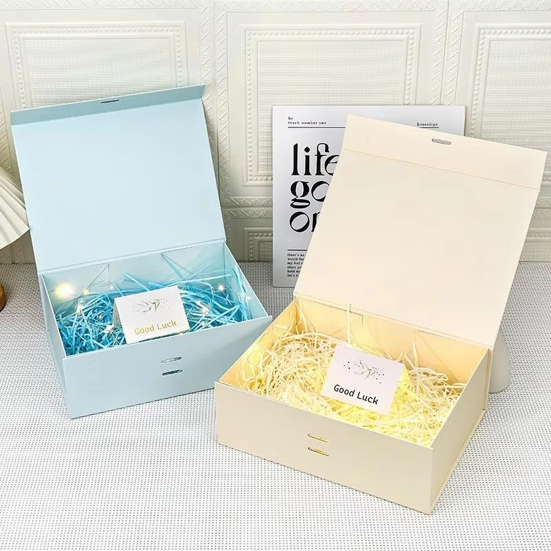 Christmas gift wrapping folding box
