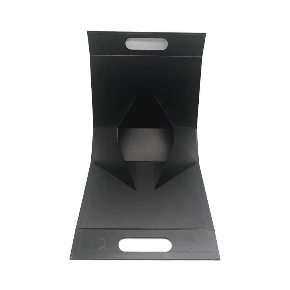 Triangular magnetic cardboard box