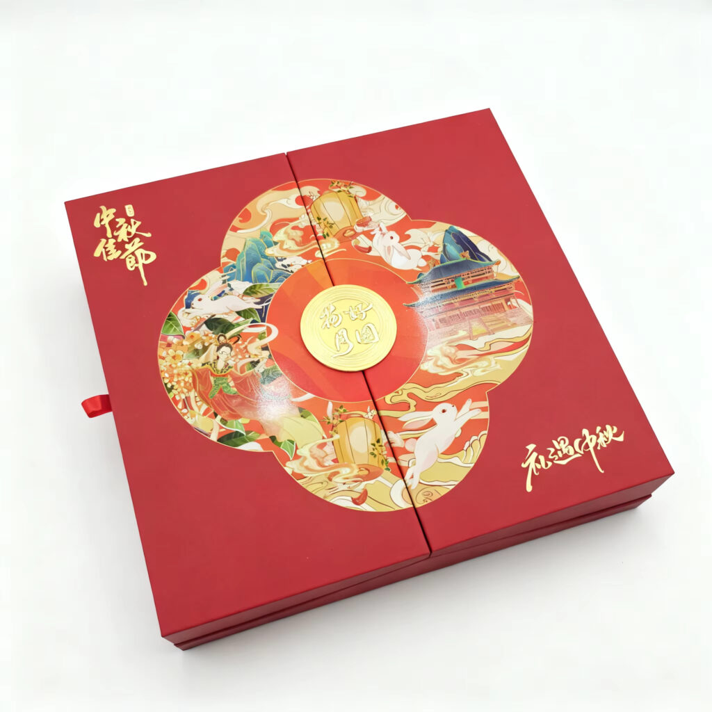 Magnetic snap gift packaging boxes
