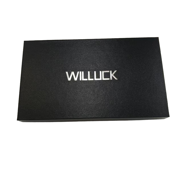 Matte Silver Hot Stamping Cosmetic Paper Boxes with Sponge